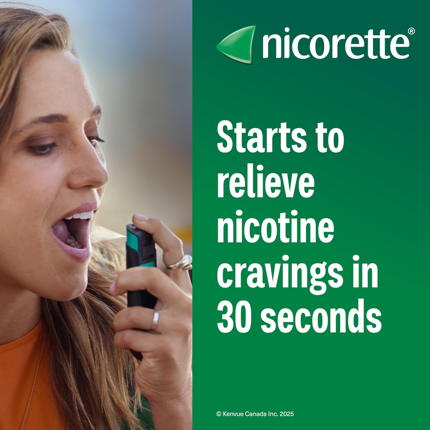 Nicorette QuickMist Nicotine Mouth Spray 1mg, Mint – NRT, 2 x 150 Sprays Nicorette