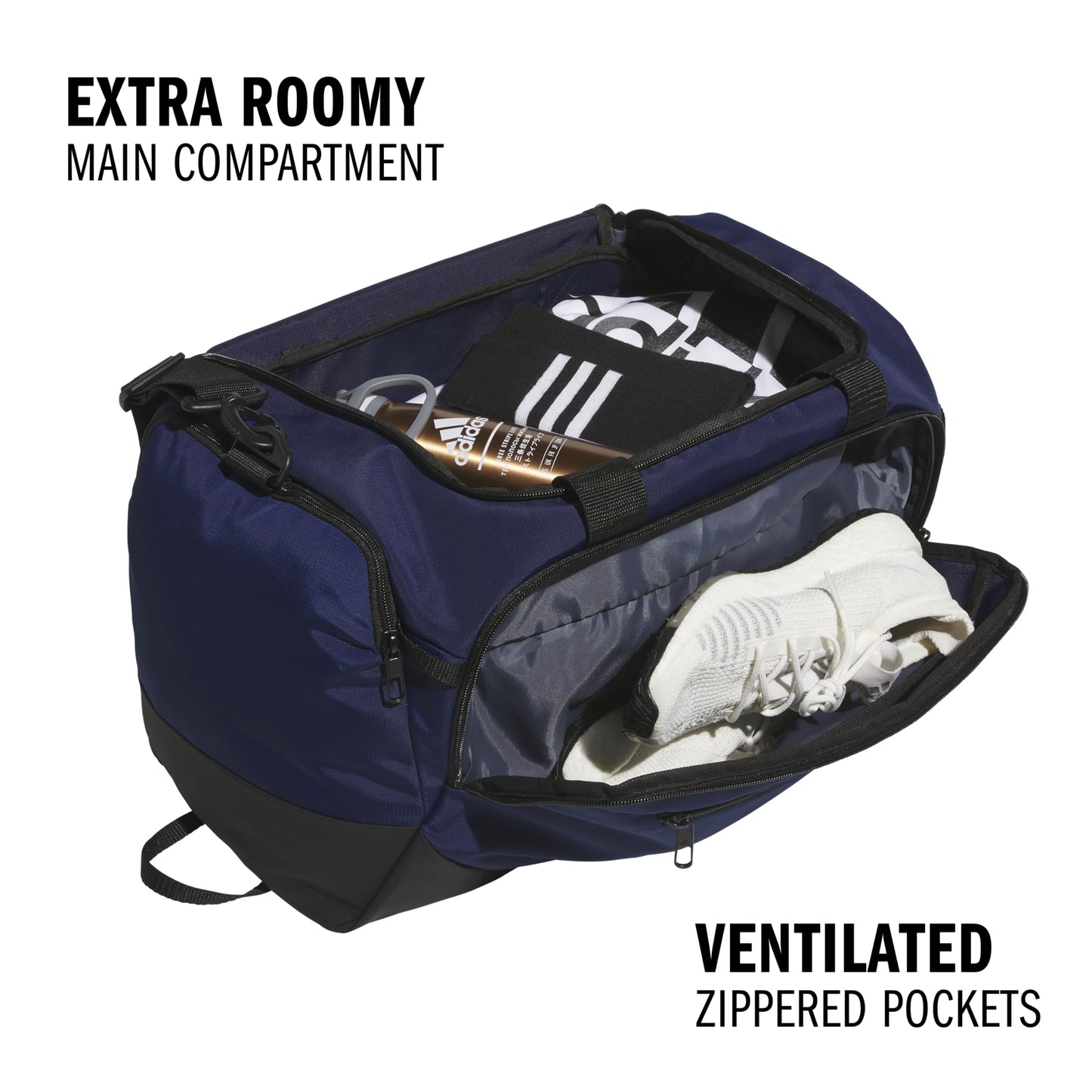Adidas Unisex-Adult Defender 5 Small Duffel Bag, Team Navy, One Size Fits All 🍁 All In One Marketplace Canada