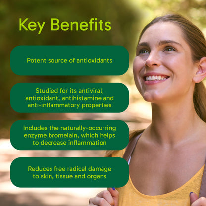 Organika Quercetin with Bromelain- High Availability, Immune System Support, Allergy and Inflammation Support- 120tabs 🍁 All In One Marketplace Canada