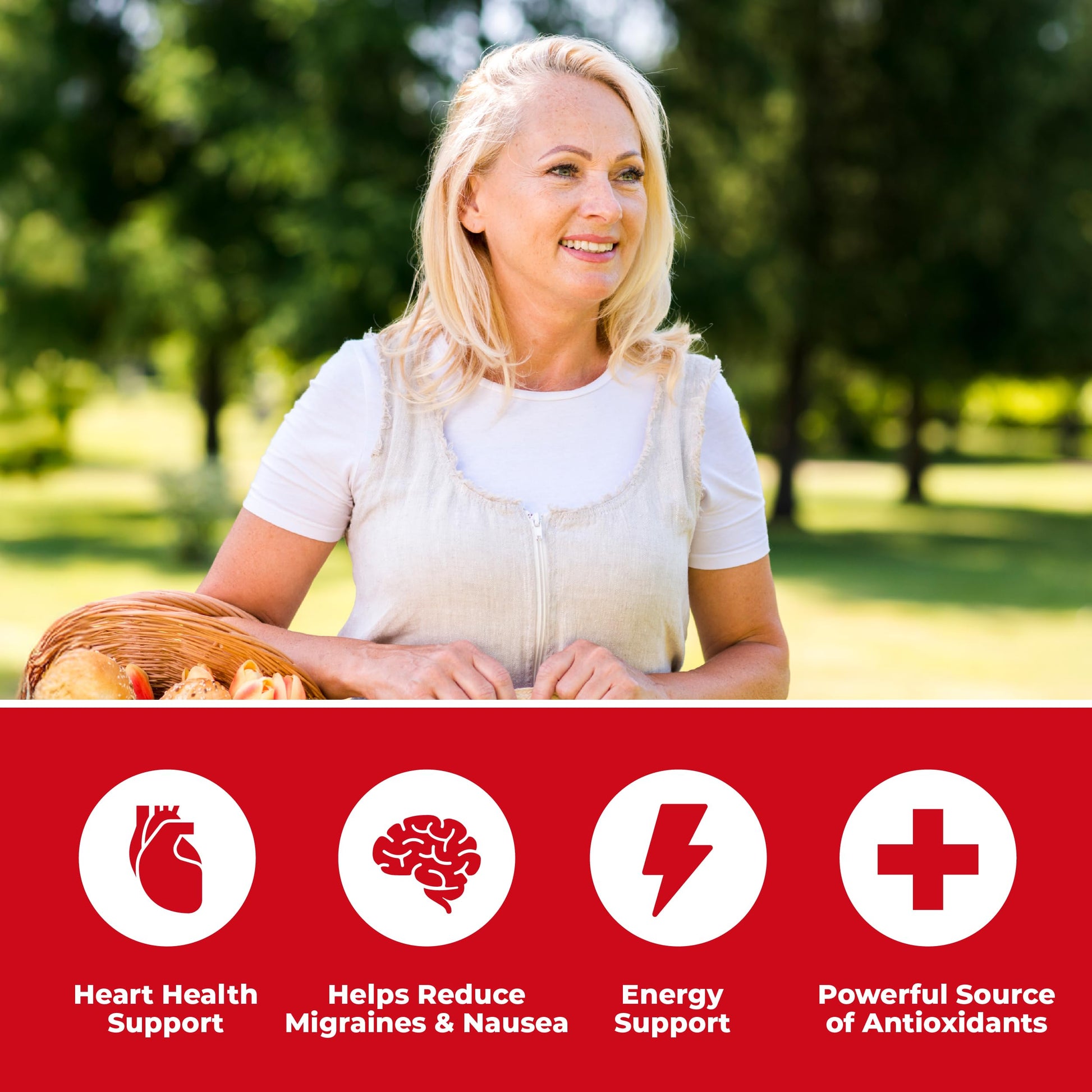 PlantVital Coenzyme Q10 - Made in Canada - 400mg (2 capsule per day) - CoQ10 Supplement - Support Cardiovascular Health - High-Potency - Helps Reduce Migraine Frequency - 45 Days Supply - 90 Capsules - Available at All In One Marketplace Canada