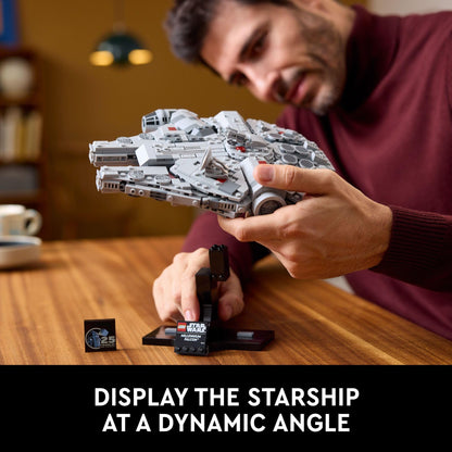 LEGO Star Wars Millennium Falcon A New Hope 25th Anniversary Collectable Model - DIY Building Sets for Adults, Men & Women, Ages 18+ - Comes with Display Stand - Star Wars Gift - 75375 🍁 All In One Marketplace Canada
