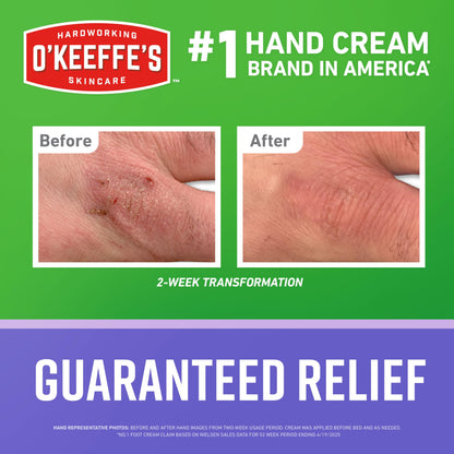 O'Keeffe's Working Hands Night Treatment Hand Cream, Restorative Lotion Works While You Sleep, Deep Conditioning Oils, 7oz/198g Tube, (Pack of 1) - Available at All In One Marketplace Canada