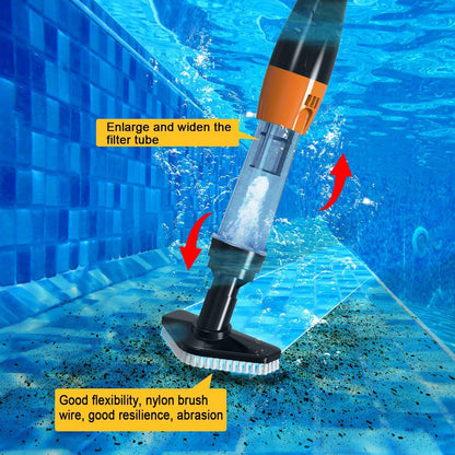 3 in 1 Cordless Rechargeable Pool Vacuum, Handheld Pool Cleaner Ideal for Spas, Hot Tubs and Small Pools for Sand and Debris