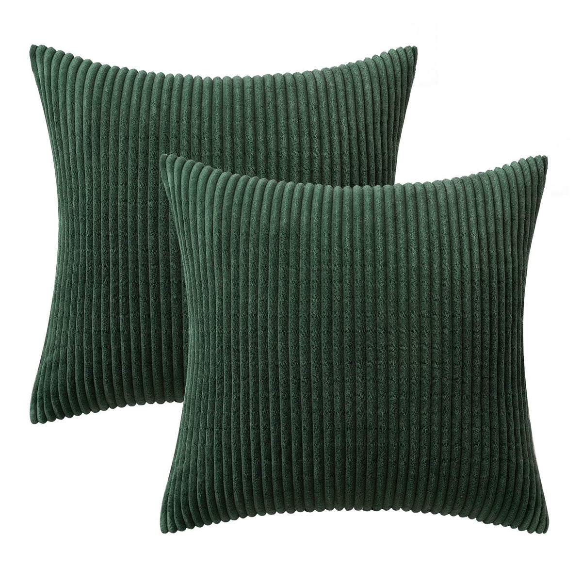 MIULEE Christmas Corduroy Throw Pillow Covers Set of 2 18x18 Army Green 🍁 All In One Marketplace Canada