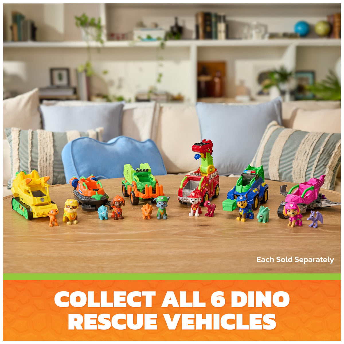 PAW Patrol The Dino Movie Rocky Dino Rescue Recycler Toy Vehicle