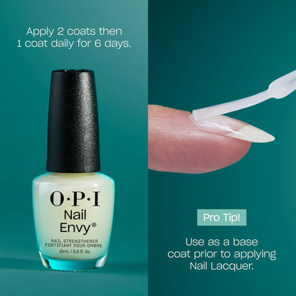 OPI Nail Envy Nail Strengthener Clear | Strengthening Nail Polish Treatment | Strengthen Weak & Thin Nails - Available at All In One Marketplace Canada