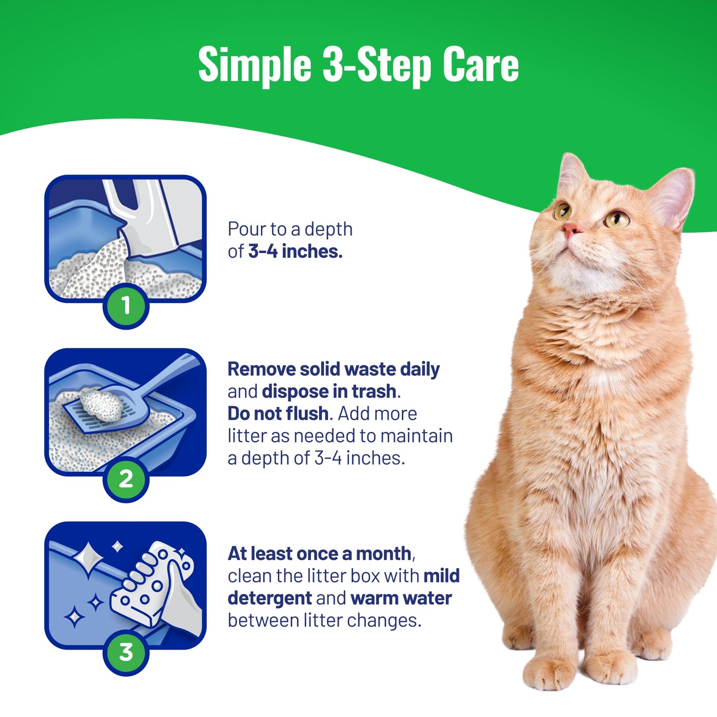 Cat's Pride Max Power: UltraClean Low Tracking Multi-Cat Clumping Litter - Keeps Paws & Home Clean - Up to 10 Days of Powerful Odor Control - 99% Dust Free - Unscented, 15 Pounds Cat's Pride
