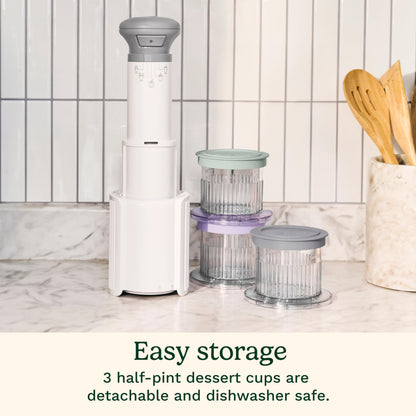 Cuisinart Ice Cream Maker, 5-in-1, 3 Half-Pint Mixing Cups Cuisinart
