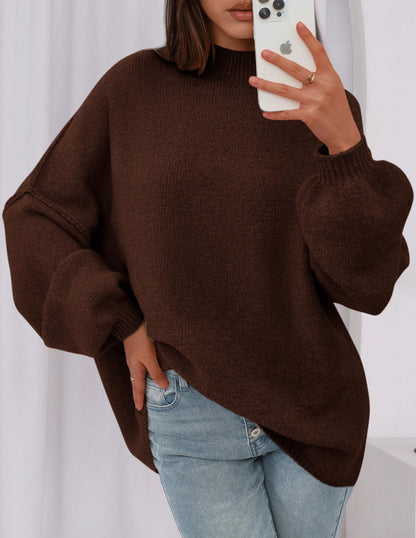 PRETTYGARDEN Women's Oversized Sweaters Fall Clothes Brown,M 🍁 All In One Marketplace Canada