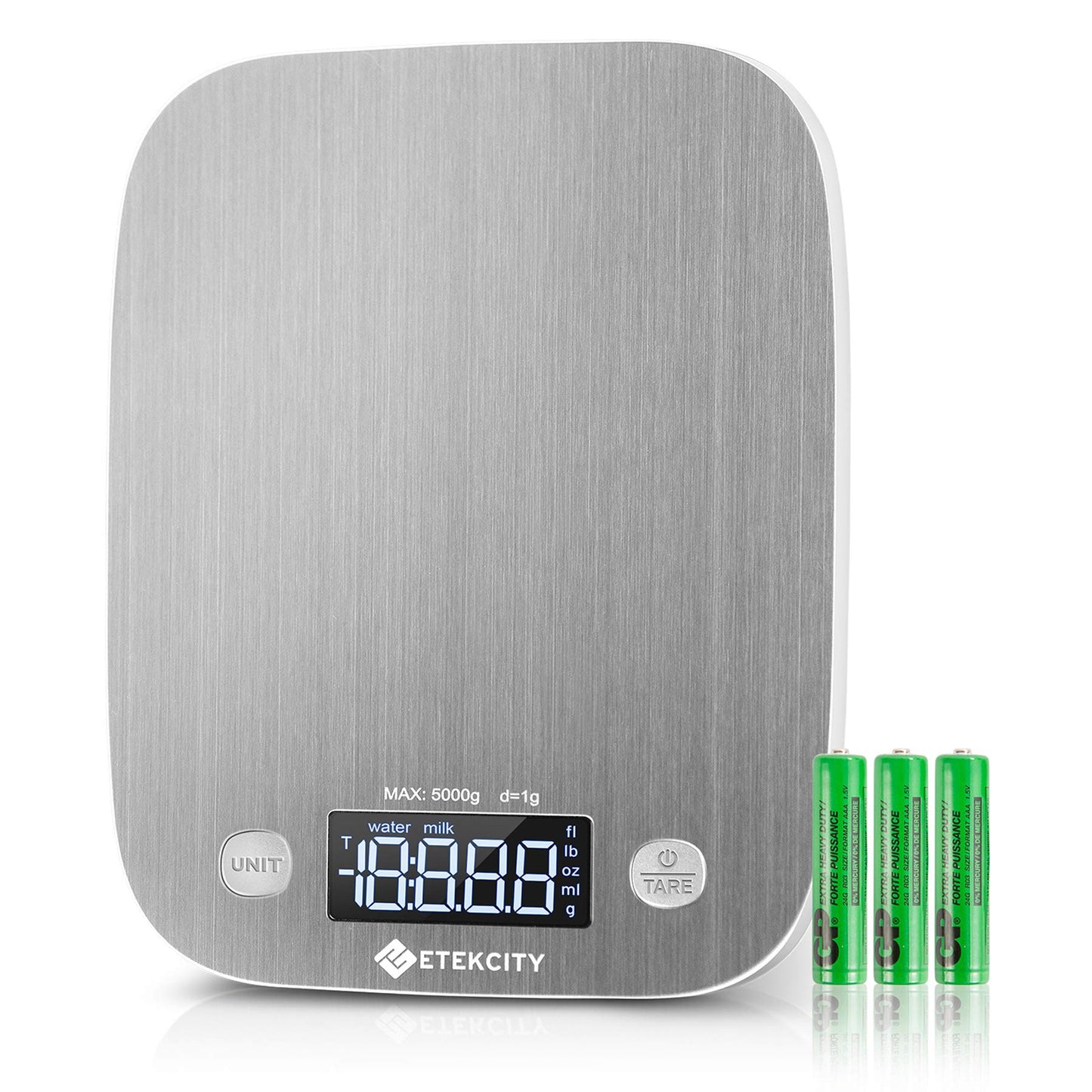 Balance de cuisine numérique Etekcity, mesures en grammes et onces, 5 kg/11 lb