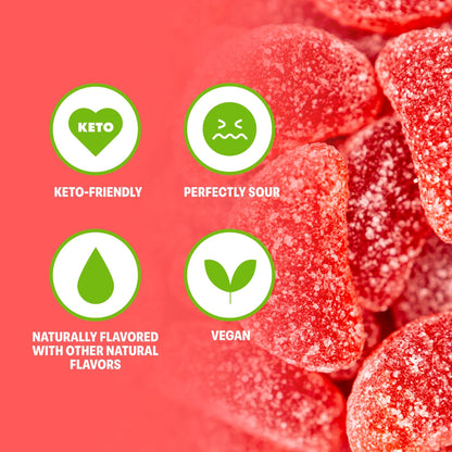 Shameless Snacks Wassup Watermelon Keto Gummies - Low Calorie, Low Carb, Gluten Free (6 Pack)