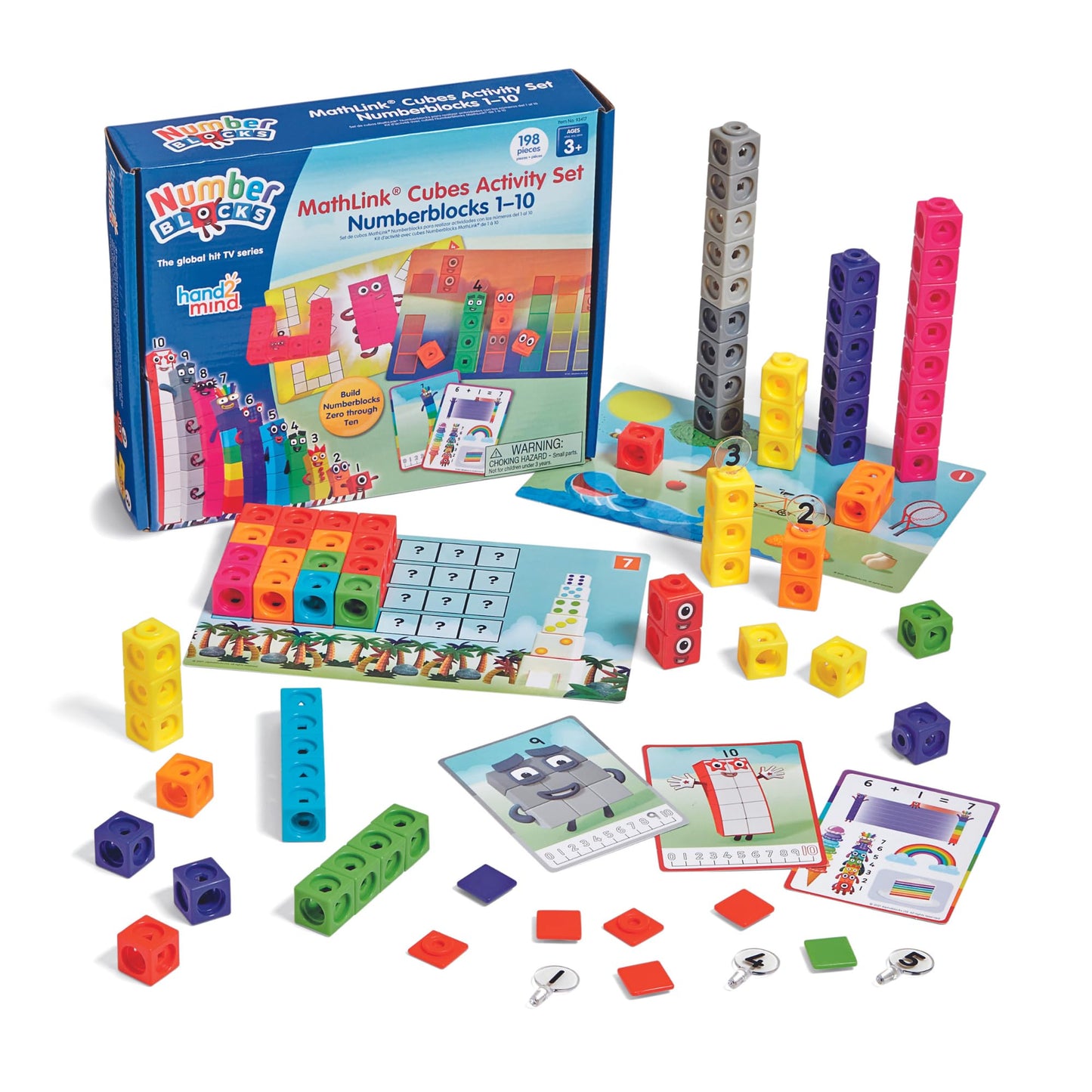 Numberblocks MathLink Cubes 1-10 hand2mind