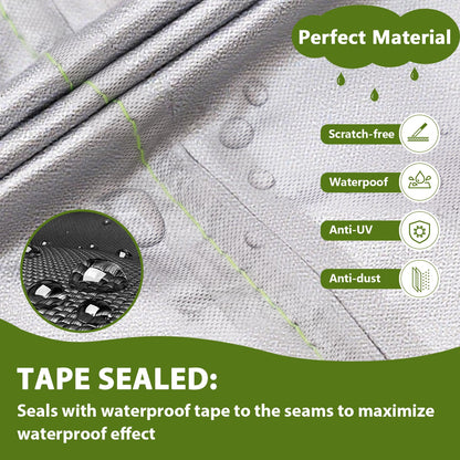 Mokani Air Conditioner Cover for Outside Units, Ac Cover 24 x 24 x 30in, Heavy Duty 42OD Oxford Square A/C Covers, Waterproof Windproof Snowproof AC Unit Cover Winter 🍁 All In One Marketplace Canada
