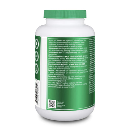 Organika Spirulina 180 Tabs Organika