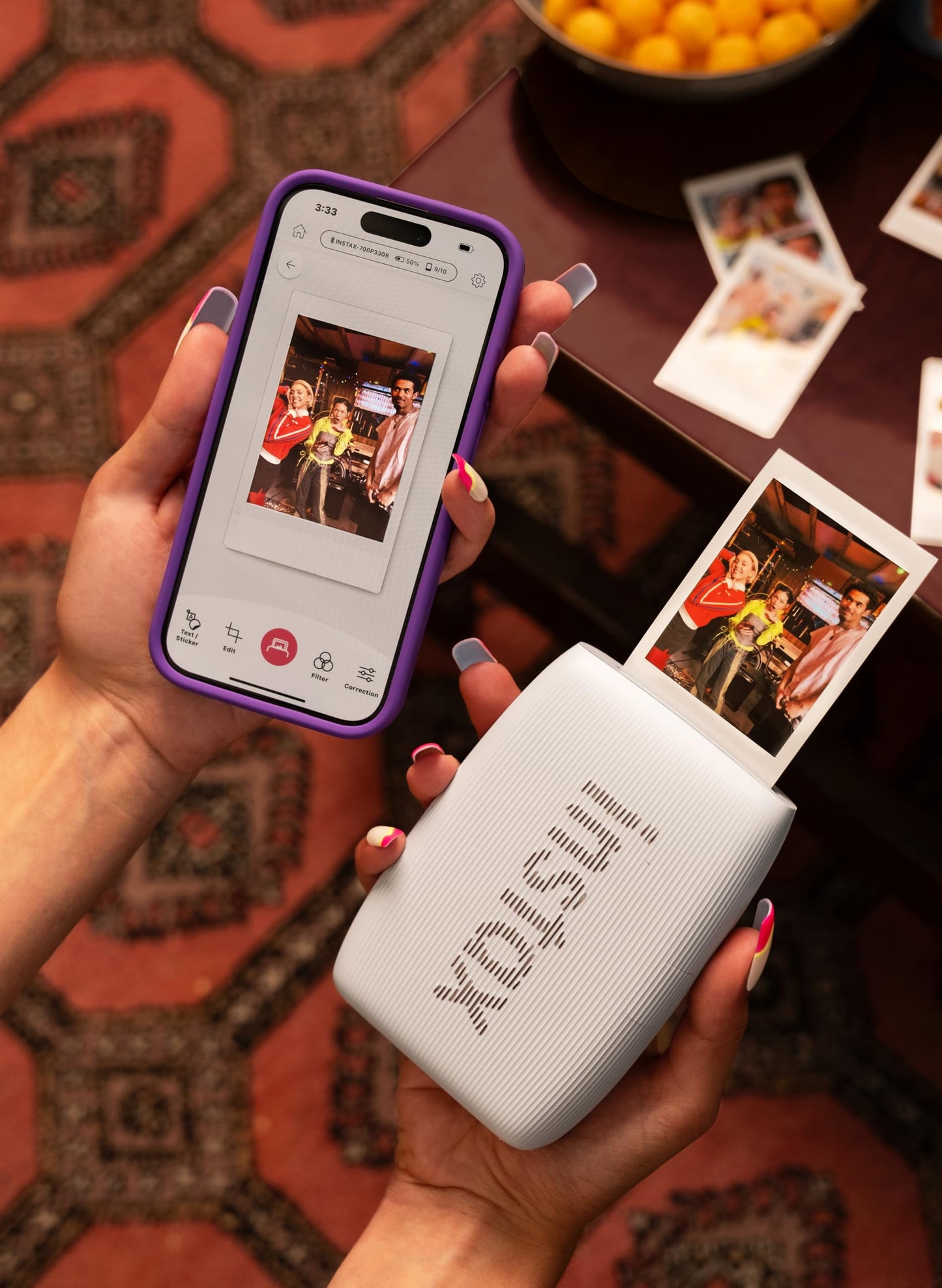 Fujifilm Instax Mini Link 3 Smartphone Printer - Clay White 🍁 All In One Marketplace Canada
