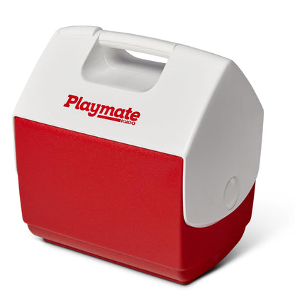 Igloo 7362 11.75 x 8.25 x 12-Inch Playmate PalPersonal Sized Cooler, 7-Quart (Red/White) Igloo