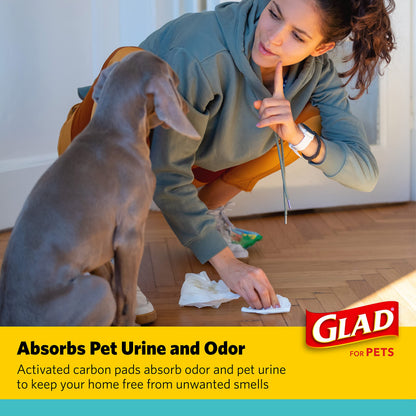 Glad for Pets Black Charcoal Puppy Pads, 17.5 x 23.5 Inch, 120 Count
