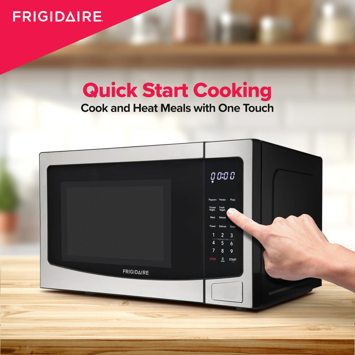 Frigidaire 1.1 cu.ft. Countertop Microwave Oven, Stainless