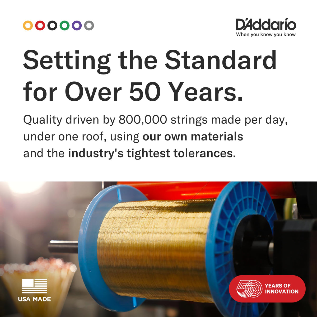 D’Addario Guitar Strings - Acoustic Guitar Strings - 80/20 Bronze - For 6 String Guitar - Deep, Bright, Projecting Tone - EJ11-3D - Light, 12-53 - 3-Pack
