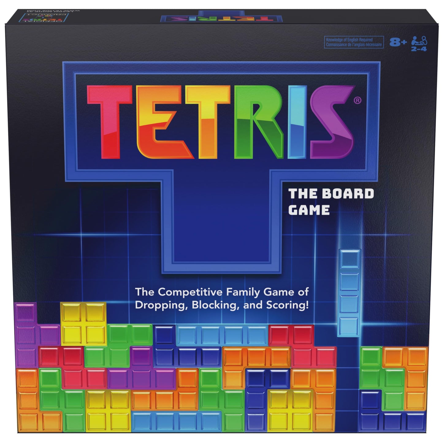 Spin Master Games, Tetris: The Board Game, Play the Classic Puzzle Game Tetris in Real Life, Multiplayer Head-to-Head Puzzle Challenge, 2-4 Players, for Ages 8 & Up Spin Master Games