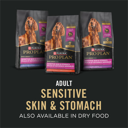 Purina Pro Plan Sensitive Skin & Stomach Wet Dog Food, Salmon & Rice - 368 g Can (12 Pack) 🍁 All In One Marketplace Canada