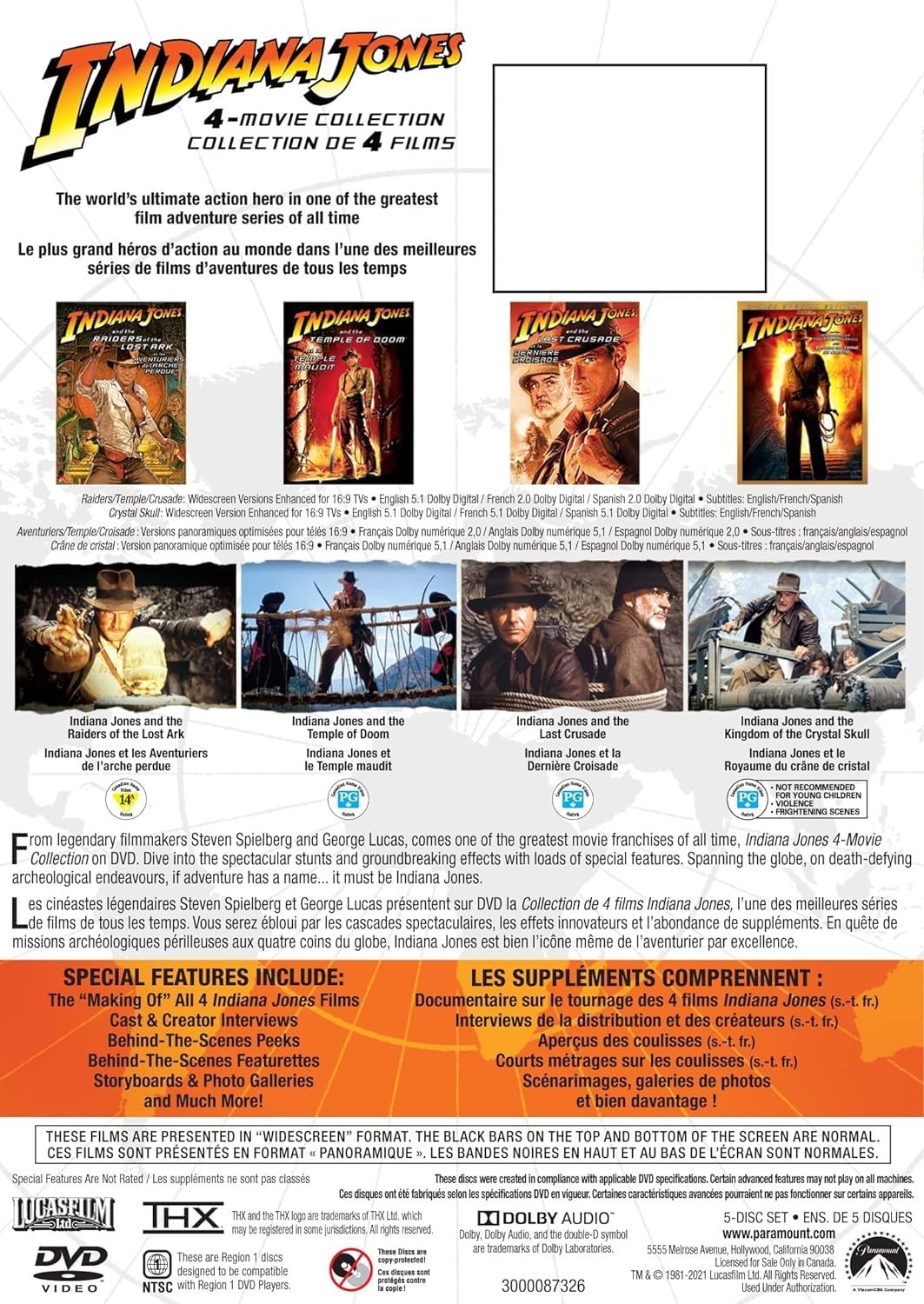 INDIANA JONES: 4-Movie Collection [4K UHD]