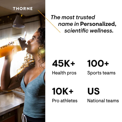 THORNE Creatine - Micronized Creatine Monohydrate Powder - Support for Muscles & Cognitive Function* - for Women & Men - Unflavored - 5 g per Serving - 90 Servings