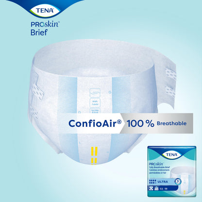 TENA Proskin Ultra Absorbency Incontinence Briefs, Unisex, Medium, 40 ct TENA