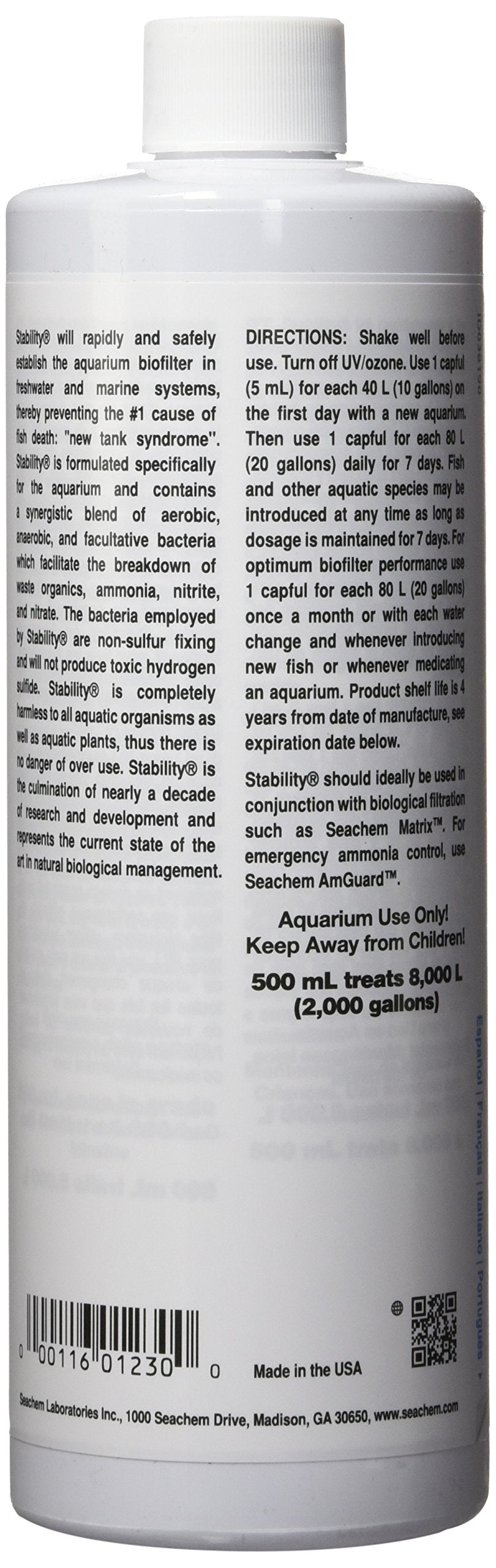 Seachem Stability 500ml Seachem