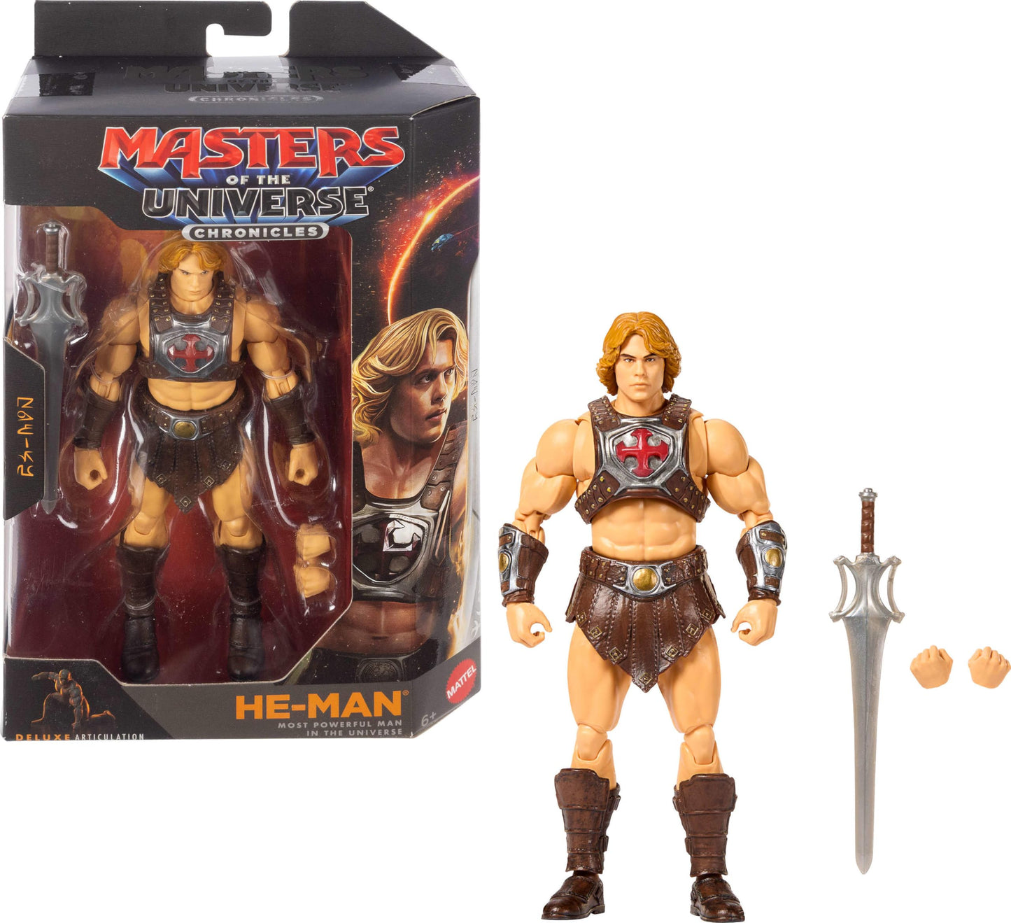 Masters of the Universe Action Figure Chronicles He-Man, 6.5 Inch 2026 Movie Accurate Hero, 30 Points Articulation Masters of the Universe