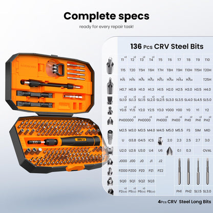 JOREST 152 in 1 Mini Precision Screwdriver Set, Christmas Tool Gift for Men 🍁 All In One Marketplace Canada