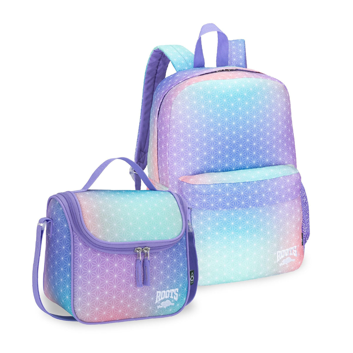 Ensemble assorti 2 pièces pour enfants Roots, sac à dos de 22,5 L et sac à lunch de 5 L