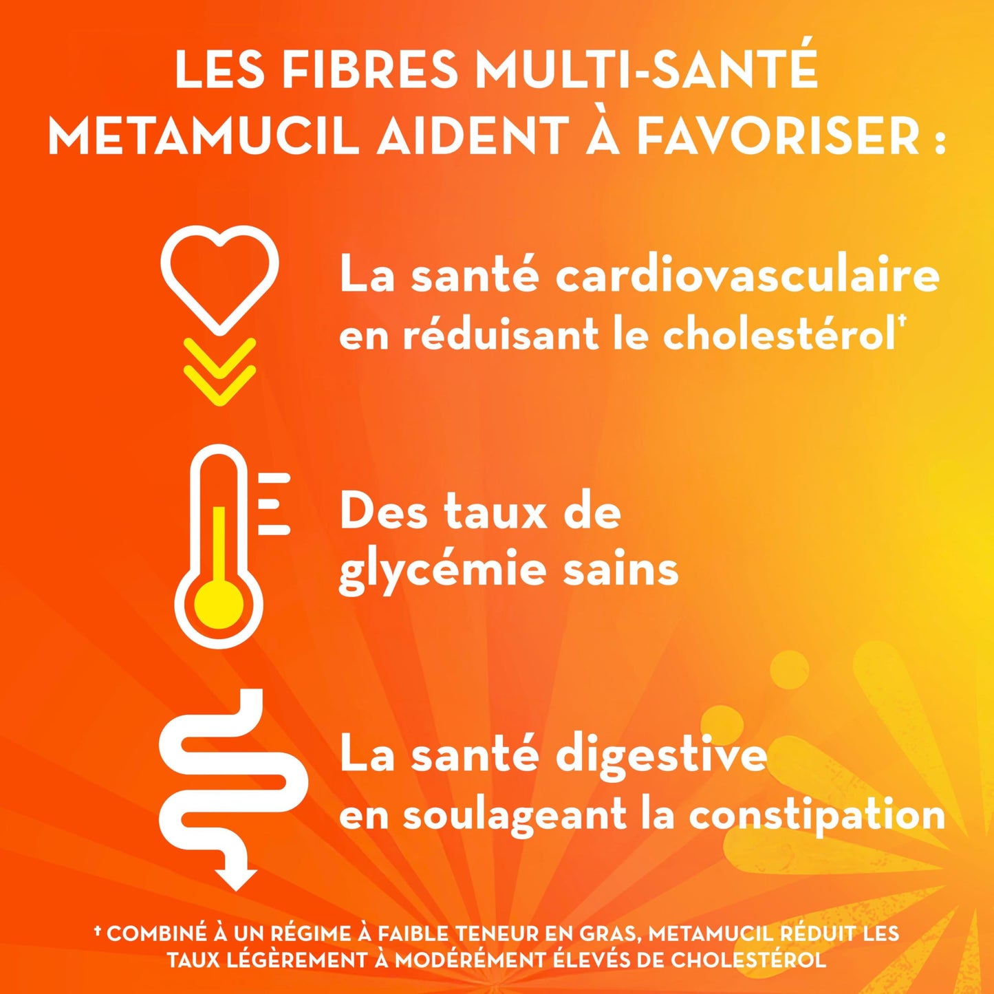 Metamucil, Daily Psyllium Husk Powder Supplement, 3-in-1 Fibre for Digestive Health, Capsules, 160 Count