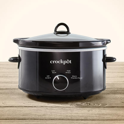 Crock-Pot 4-Quart Classic Slow Cooker, Black 🍁 All In One Marketplace Canada