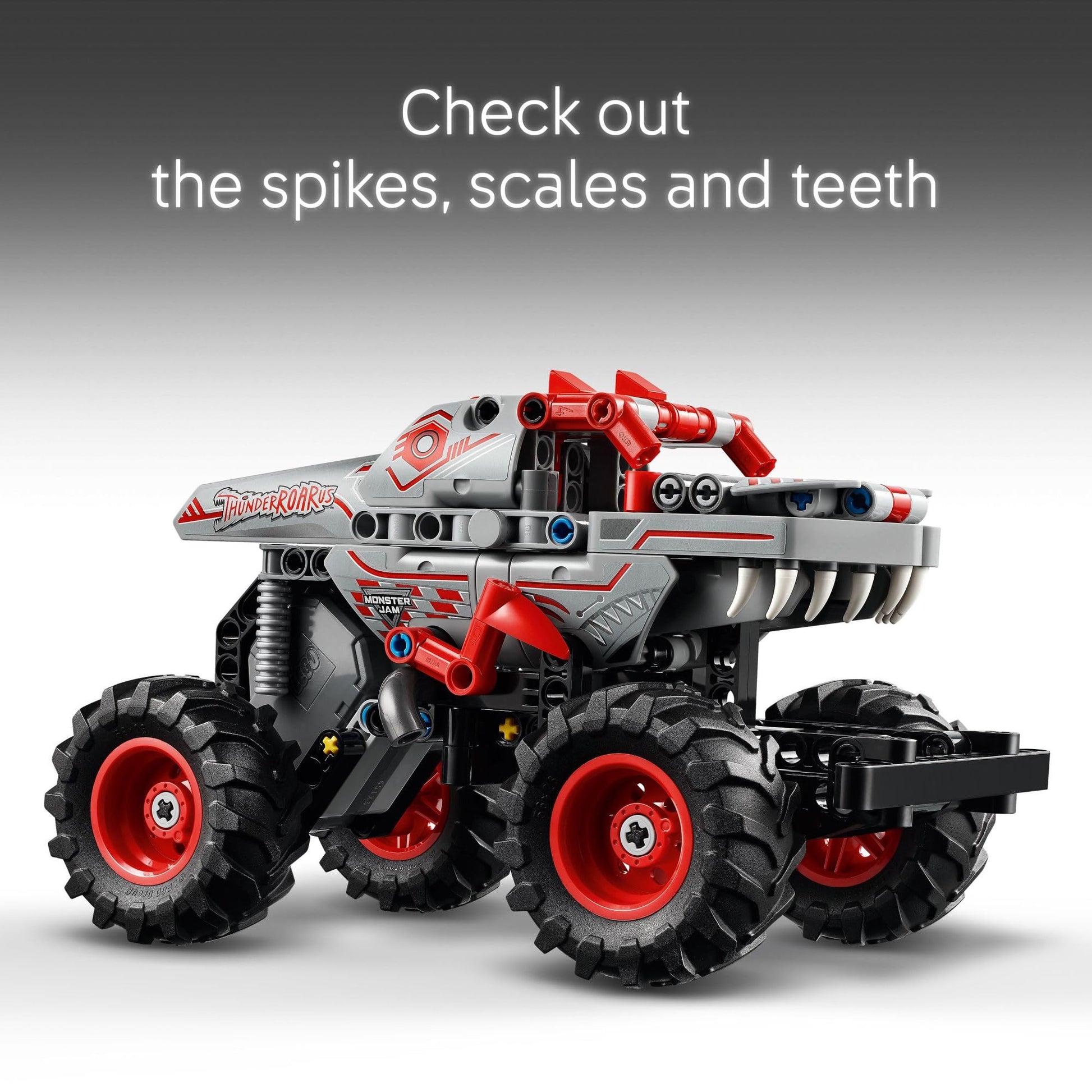 LEGO Technic Monster Jam ThunderROARus Pull-Back Monster Truck Toy - Building Toy for Kids, Boys and Girls, Ages 7+ - Creative Gift Idea for Lovers of Monster Trucks - 42200 - Available at All In One Marketplace Canada