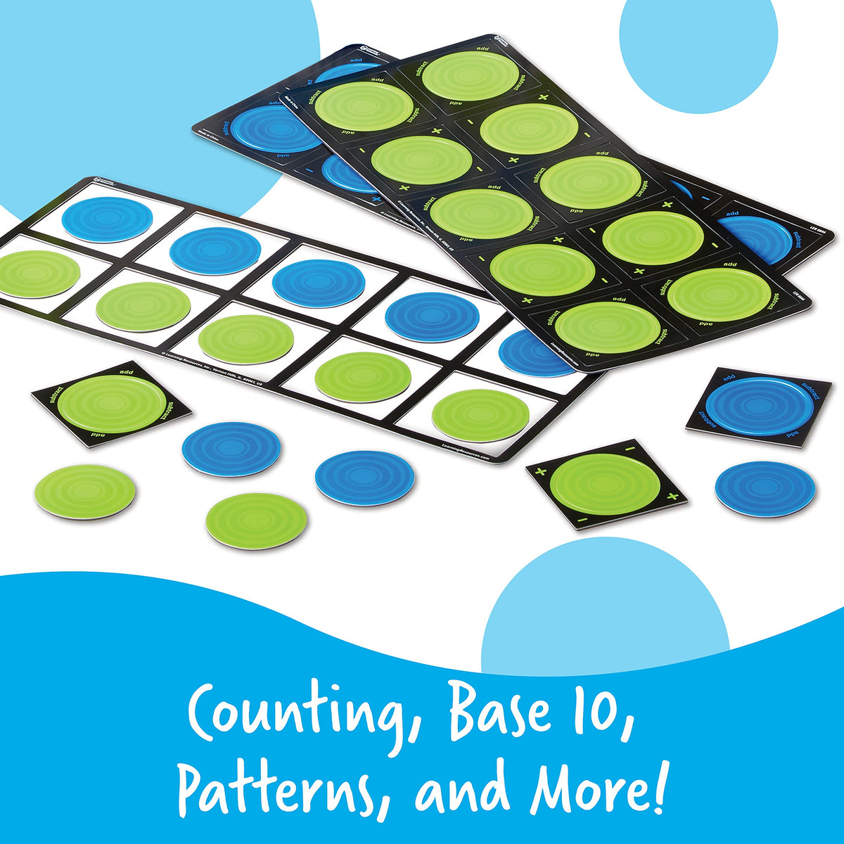 Learning Resources Giant Magnetic Ten Frame Set