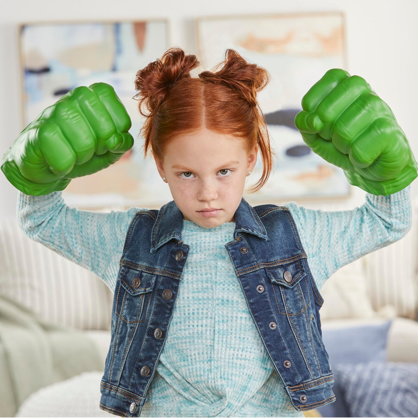 Marvel Hulk Gamma Smash Fists, Soft Foam Role Play Toy, Avengers Super Hero Toys for Kids Ages 5 and Up 🍁 All In One Marketplace Canada