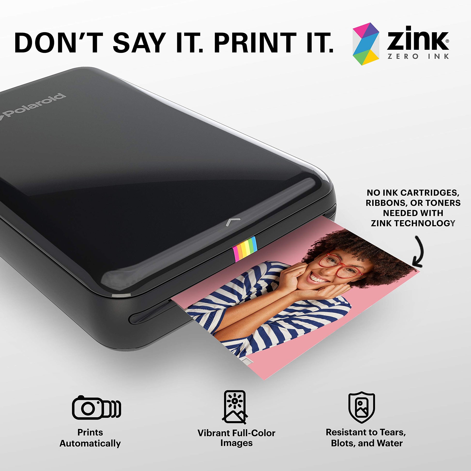 Zink 2"x3" Premium Instant Photo Paper (30 Pack) Compatible with Polaroid Snap, Snap Touch, Zip and Mint Cameras and Printers Zink