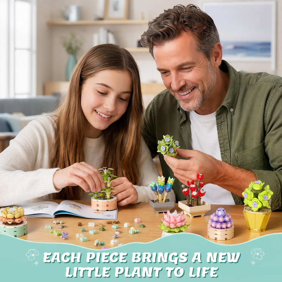 JMBricklayer Flowers Succulents Building Sets for Adults, Tiny Plants Decor 🍁 All In One Marketplace Canada
