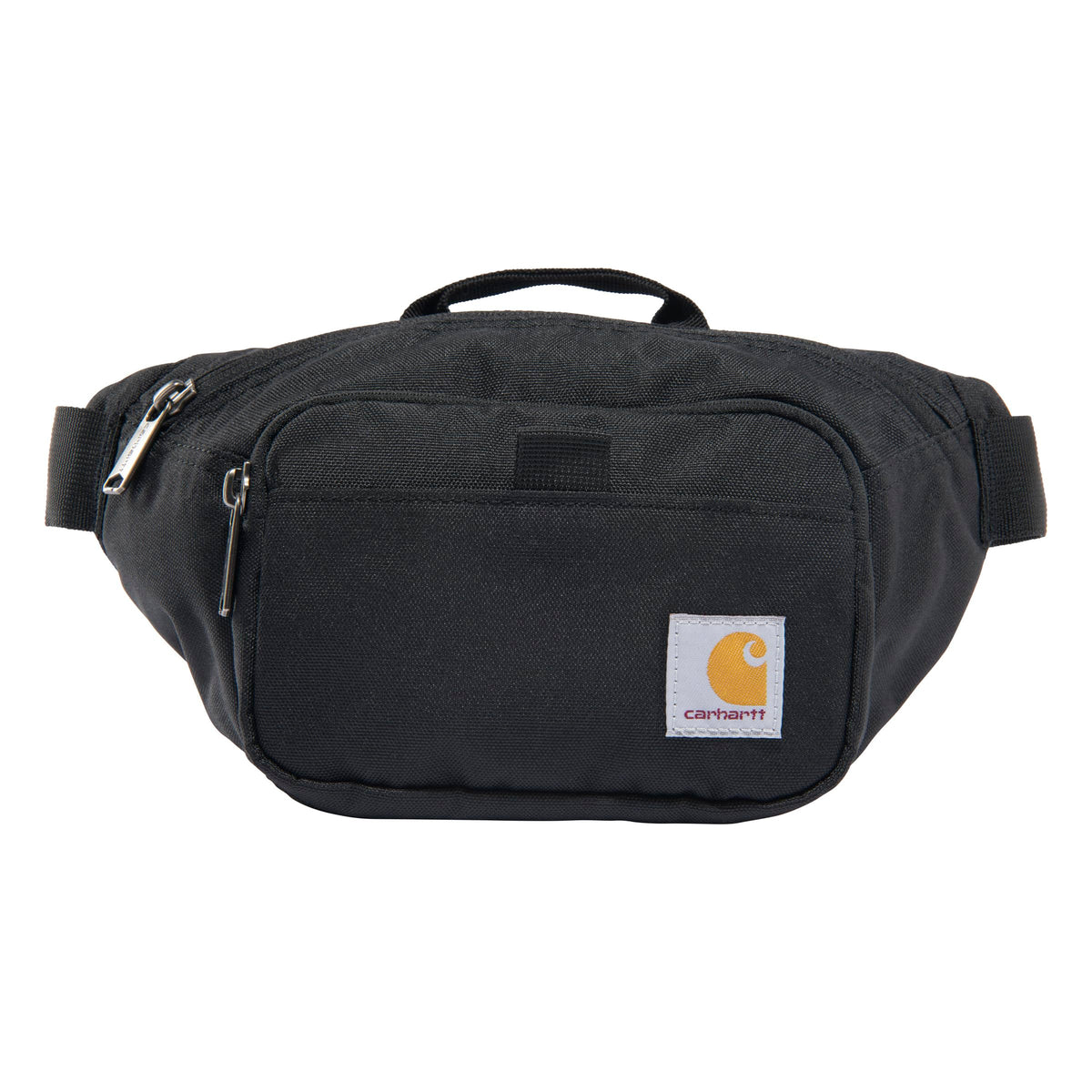 Carhartt Adjustable Waist Pack, Durable, Water Resistant Hip Pack, Essential Waist Pack (Black), One Size, Adjustable Waist Pack, Durable, Water Resistant Hip Pack