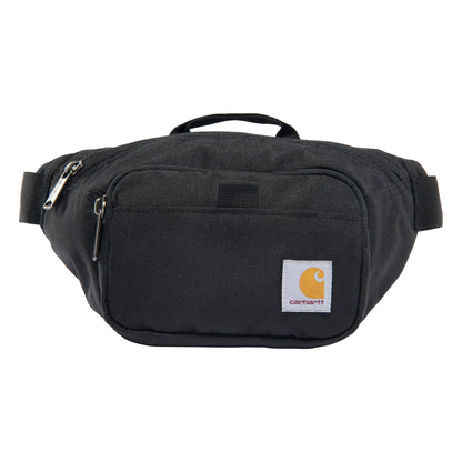 Carhartt Adjustable Waist Pack, Durable, Water Resistant Hip Pack, Essential Waist Pack (Black), One Size, Adjustable Waist Pack, Durable, Water Resistant Hip Pack