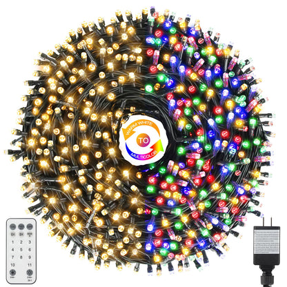 Tcamp Color Changing Christmas Lights 105FT 300 LED Christmas Tree Lights 🍁 All In One Marketplace Canada