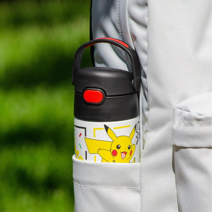 THERMOS FUNTAINER Water Bottle with Straw, 14oz, Pokemon