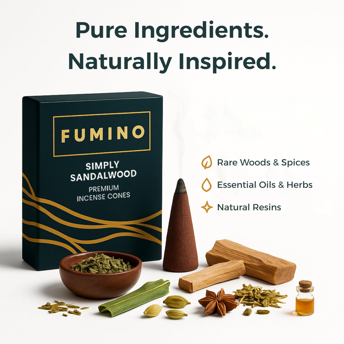 Incense Cones Fireside & Frost 90 Pack 6 Scents - Handmade Natural 🍁 All In One Marketplace Canada