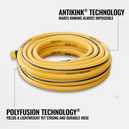 Stanley Fatmax Professional Grade Water Hose, 50' x 5/8", Yellow 500 PSI Stanley