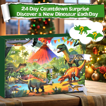 SenZjx Advent calendar 2026, Dinosaur Advent Calendar Kids Gift, Christmas Surprise 24 Unique Dinosaurs with Educational Facts - Family Dice Game with Escape Map 🍁 All In One Marketplace Canada