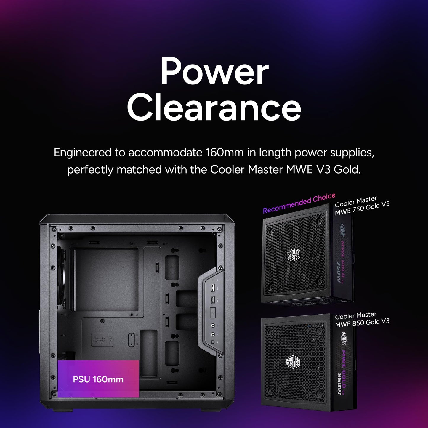 Cooler Master MasterBox Q300L Micro-ATX Tower with Magnetic Design Dust Filter, Transparent Acrylic Side Panel, Adjustable I/O & Fully Ventilated Airflow, Black (MCB-Q300L-KANN-S00) 🍁 All In One Marketplace Canada