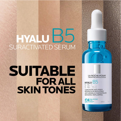 La Roche Posay Hyaluronic Acid Serum for Face, Hyalu B5 Anti-Wrinkle, Firming & Hydrating Facial Serum with Hyaluronic Acid and Vitamin B5, For all Skin Types, Recommended by Dermatologists, 30mL - Available at All In One Marketplace Canada