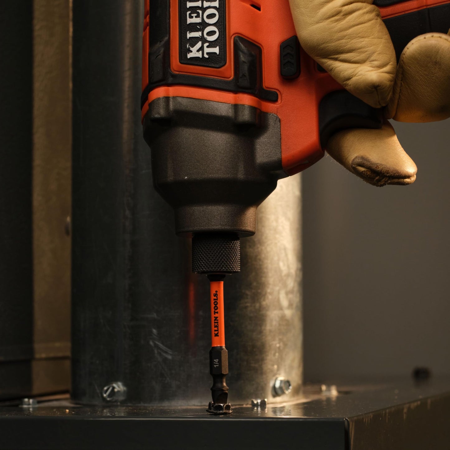 Klein Tools 32313HD 13-in-1 Multi-bit Ratcheting Screwdriver, Double-Ended Impact Bit Set, 12 Impact Driver Bits and 1/4-Inch Nut Driver KLEIN TOOLS