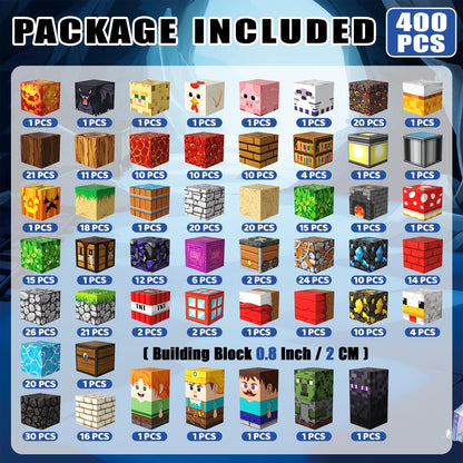SSAWER Magnetic Blocks, 400PCS Toys Building Blocks Cubes Gifts for Kids 🍁 All In One Marketplace Canada